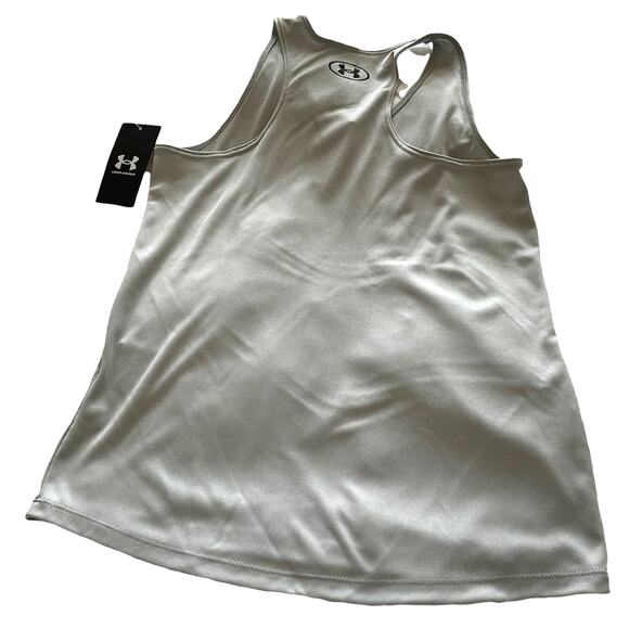 Under Armour Tank Top Big Logo Girls Youth Medium *NWT - Picture 5 of 5